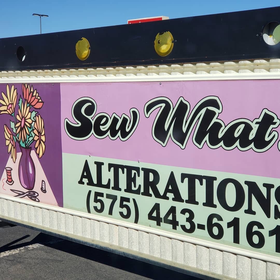 Sew What Vinyl Banner